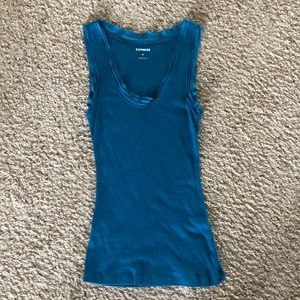 Express Teal Sleeveless Cami. Size XS